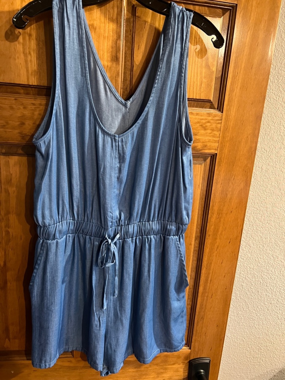 Lightweight Blue Sleeveless Romper